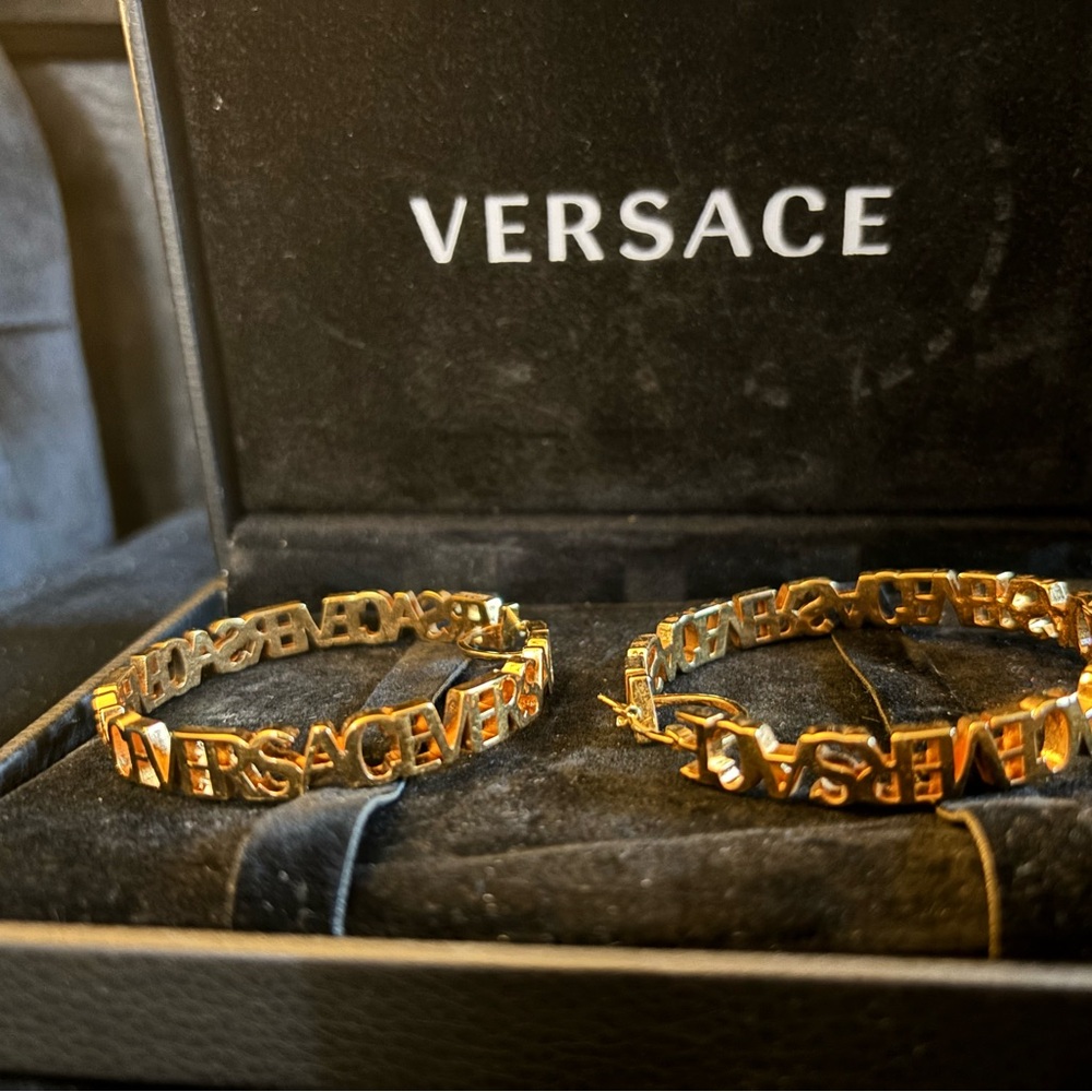 Versace Gold Logo Bracelets